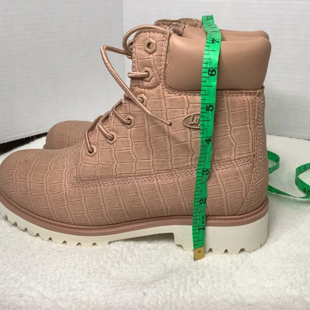 NWT LUGZ ankle booties camel/beige moto combat‎